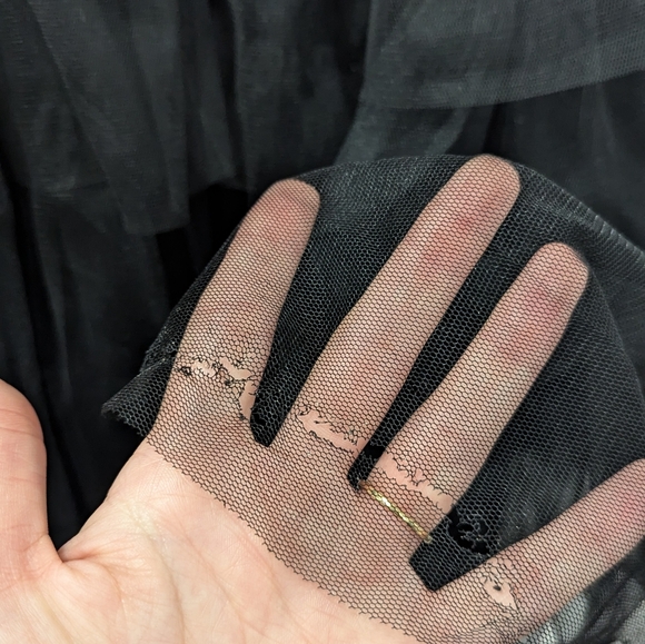 1861 black midi tulle strapless dress WITH TAGS (read description)*** - Picture 11 of 14